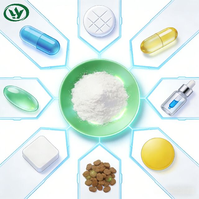 Poudre blanche de cyclodextrine gamma pour boissons sportives et produits de santé - Encapsulation supérieure de nutriments sensibles