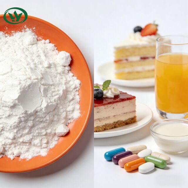 Additif alimentaire intermédiaire biologique de bêta-cyclodextrine - Ingrédient à taux de clics élevé pour les boissons, les boissons et les aliments pour animaux