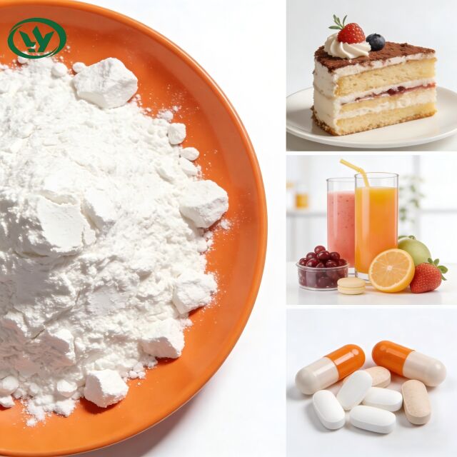 Additif alimentaire intermédiaire biologique de bêta-cyclodextrine - Ingrédient à taux de clics élevé pour les boissons, les boissons et les aliments pour animaux